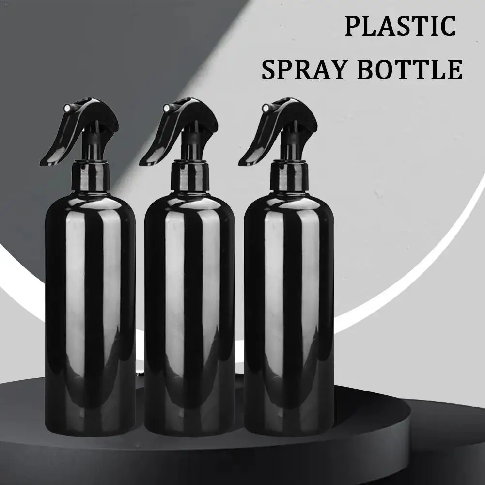 Hairdressing Spray Bottle Empty Refillable Bottles Plastic Black Dispenser Salon Water Sprayer Barber Hair Care Tools 300ML