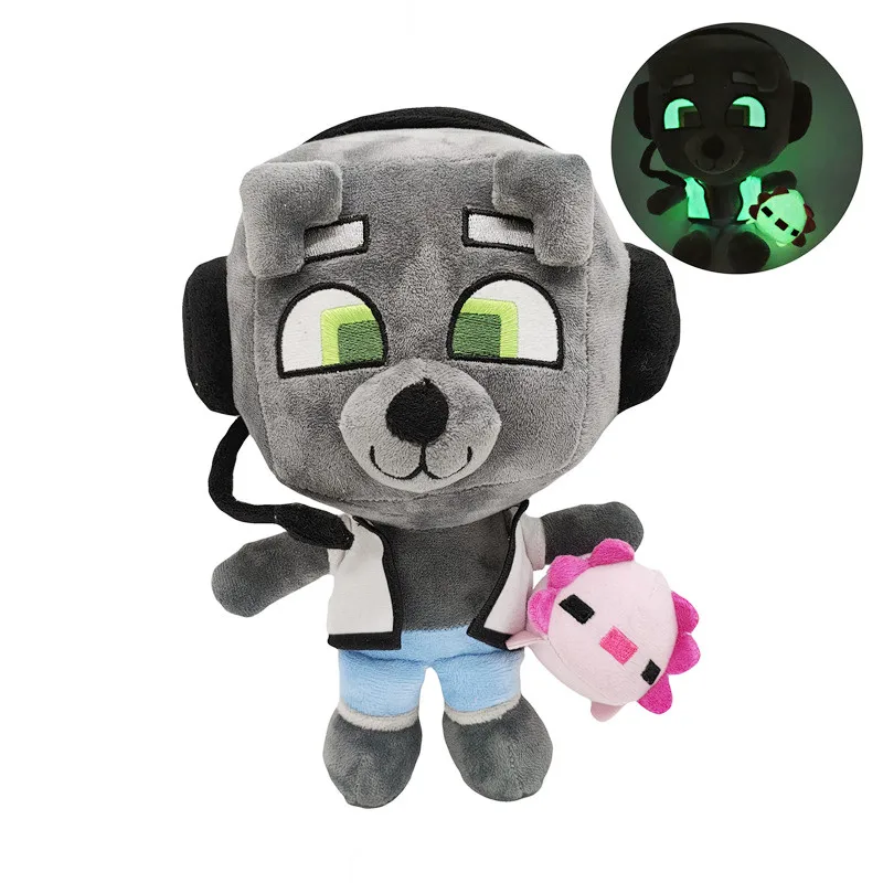 25 см Bobicraft gitd волк плюшевая игрушка мягкие игрушки животные милый персонаж кукла