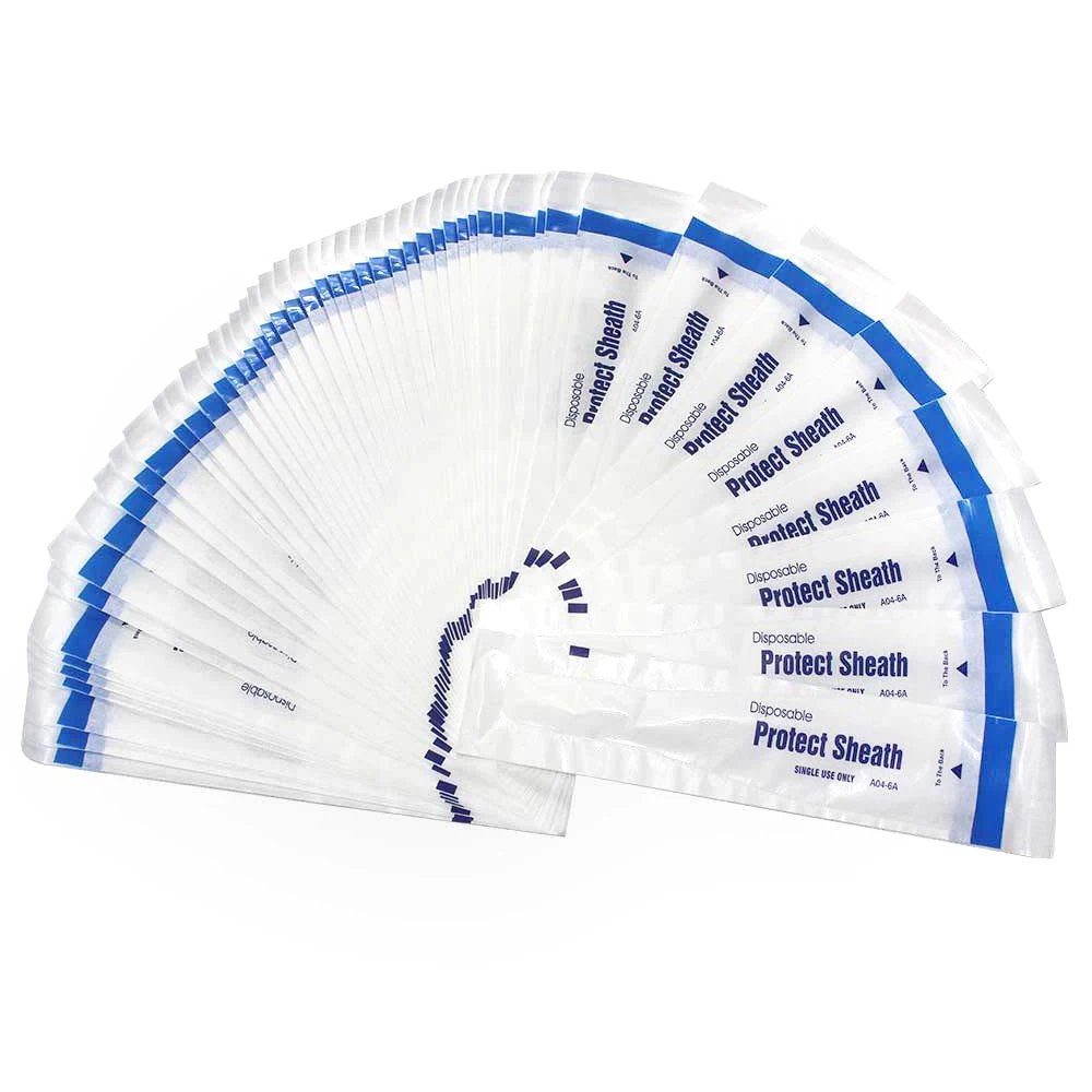 50pcs/box Dental Intraoral Camera Sheath Disposable Protective Cover Intraoral Camera Sleeves Oral Endoscope Sheath clinic