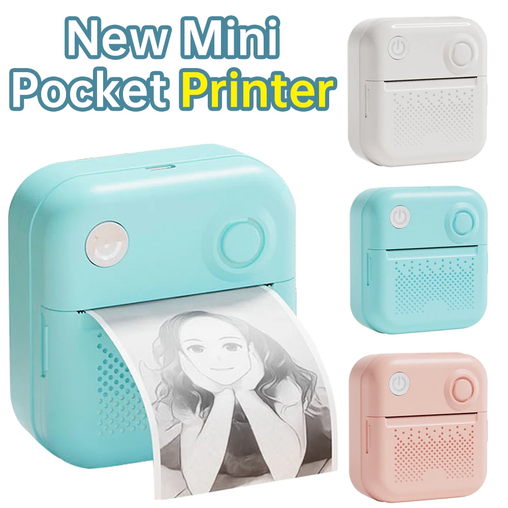 

Mini Label Printer Thermal Printing Home Portable Printing Photo And Document Storage Machine