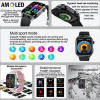 2025 New Women Smart Watch with BMI measurement Menstrual Cycle ECG Heart Rate Blood Oxygen Sleep Fitness Tracker Smart bracelet 2