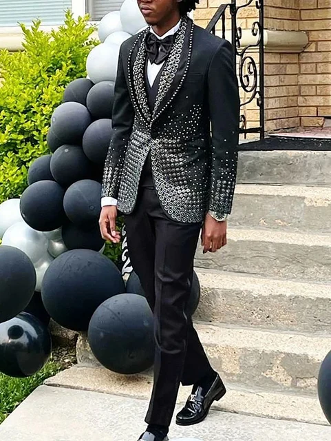 formal black blazer mens style