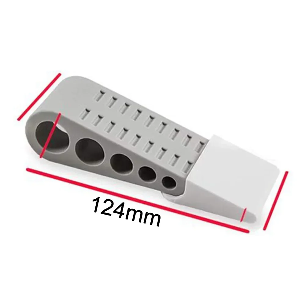 Rubber Door Stop Wedge Jammer Stopper Home Decor Kids Baby Children Safety Tool 124*40*30mm Doorstops Home Hardware
