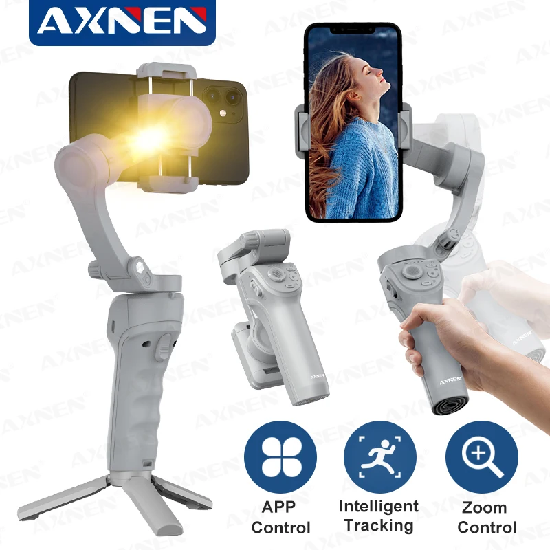 スマートフォン用ハンドヘルド3軸ジンバルスタビライザー