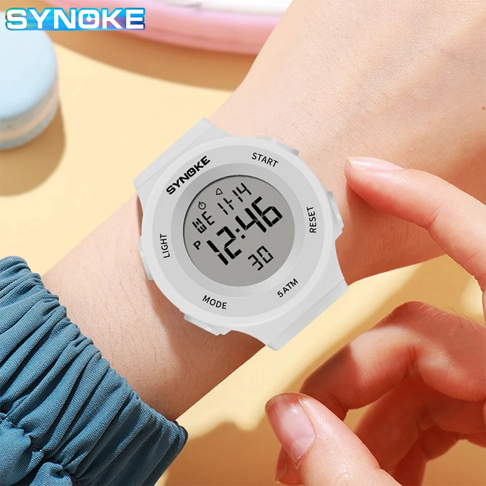 Digital Watch Lady Sports Wristband Multifunction Waterproof Chrono Outdoor Girls Fashion Student Men