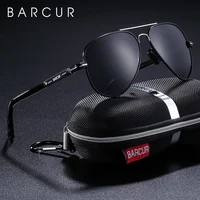 BARCUR-Lunettes de soleil pilotes polarisées pour hommes, accessoires de conduite, pêche, randonnée 2