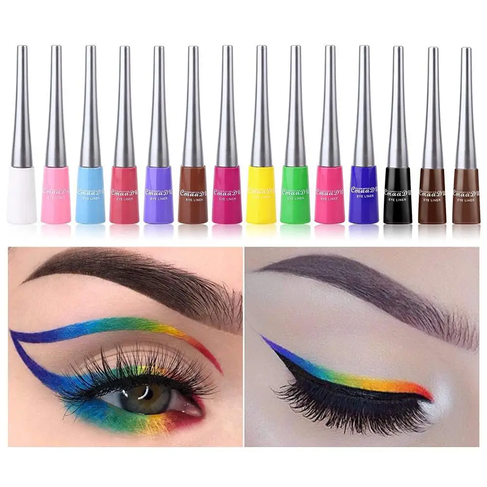 

Eyeliner Pencil Vibrant Colors Precise Application Colorful Waterproof Formula Pencil Eye Liner Pen Precise Eyeliner Application
