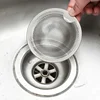 1Pcs Kitchen Sink Filter Stainless Steel Mesh Sink Strainer Filter Bathroom Sink Strainer Drain Hole Filter Trap Waste Screen 2