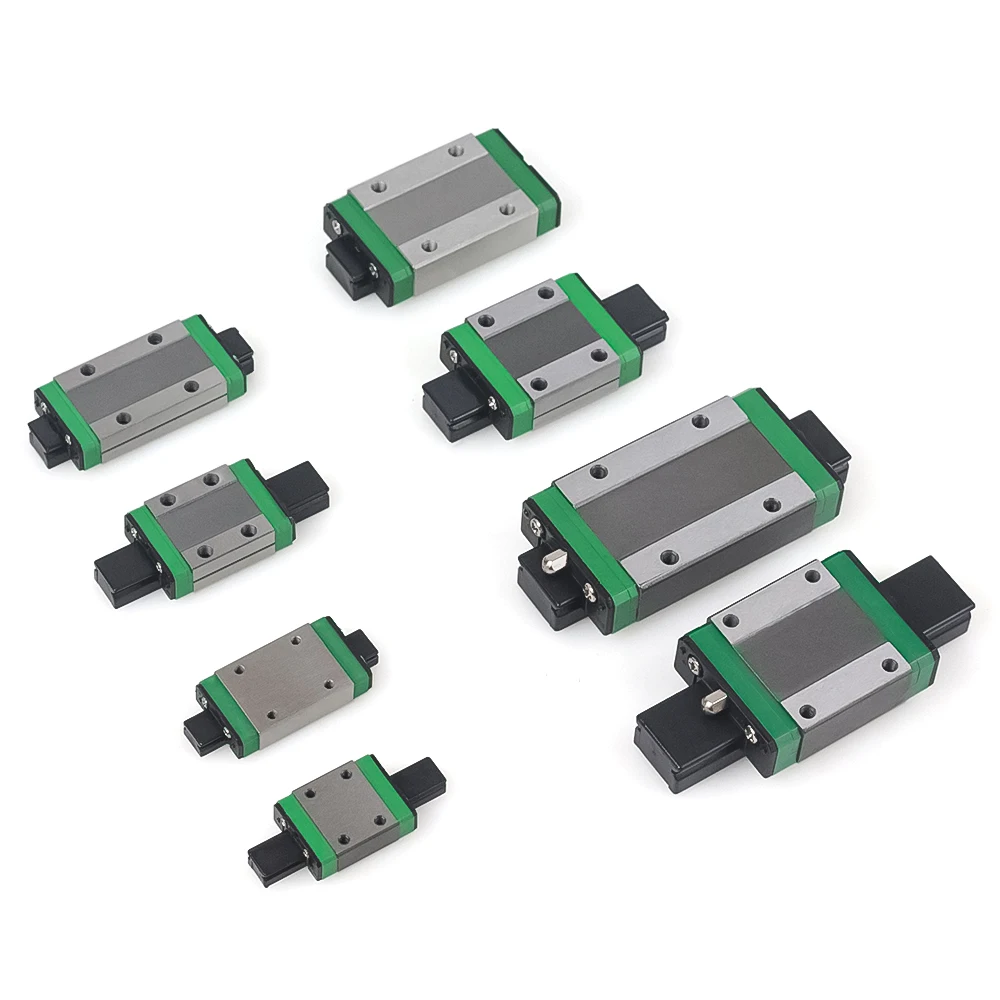 2Pcs MGN 선형 슬라이드 블록 MGN7 MGN9 MGN12 MGN15 MGNR7/9/12/15 선형 가이드 3D 프린터 CNC 부품 용 선형 가이드 블록 캐리지