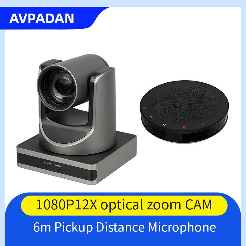 1080p PTZ видеокамера для видеоконференции 12X 20X зум USB HDMI NEIWORK выход с 1 шт. микрофоном живая трансляция для церкви