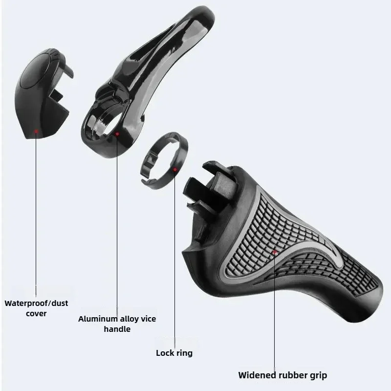 Sheep Horn MTB Bike Handlebar Grips 4