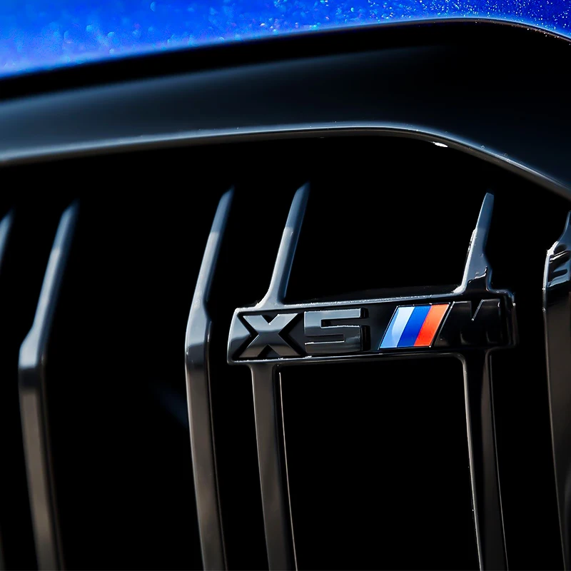 글로스 블랙 화이트 3D ABS 로고 X2 퍼포먼스 배지 BMW M 파워 X5 X6 프론트 그릴 엠블럼 X3 X4 자동차 외부 액세서리