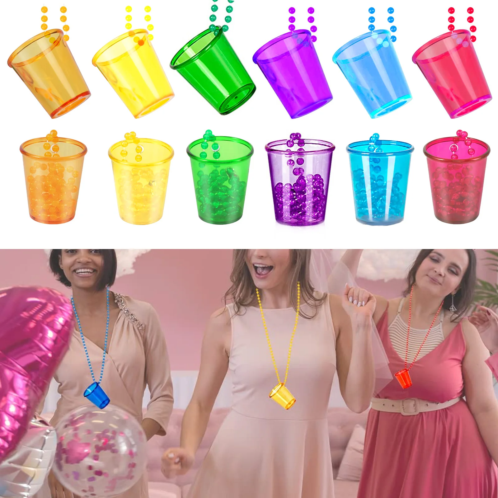 Team Bride Shot Glass Bridal Necklace Set Bride To Be Shot Cup Wedding  Bridal Shower Bachelorette Hen Party Decor Drinking Game Favor From  Cat11cat, $12.07 | DHgate.Com