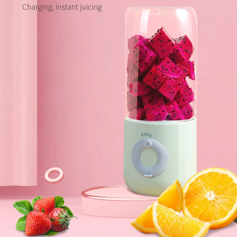 

Portable USB Blender Electric Mixer Juicer Machine 500ml Mini Food Smoothie Processor Hand Held Personal Fruit Squeezer Juicer