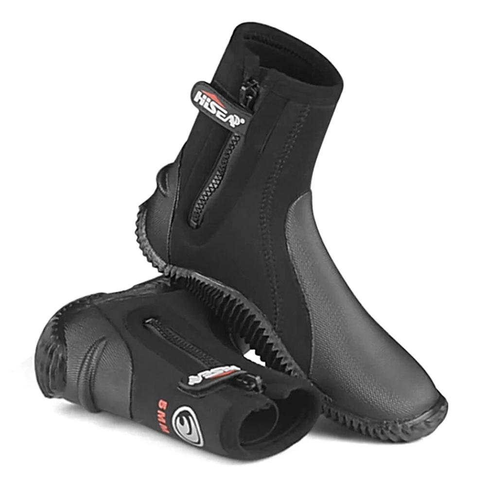5mmNeopreneDiveBootsWetsuitBootswithSideZipperforMenand
