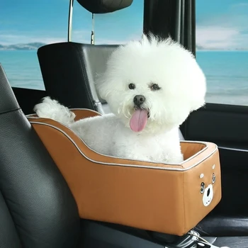 Trasportino da Viaggio per Cani di Piccola Taglia, Sicuro per il Trasporto, Cuccia per Animali Domestici da Posizionare sul Sedile Anteriore dell'Auto, per Gatti e Cani
