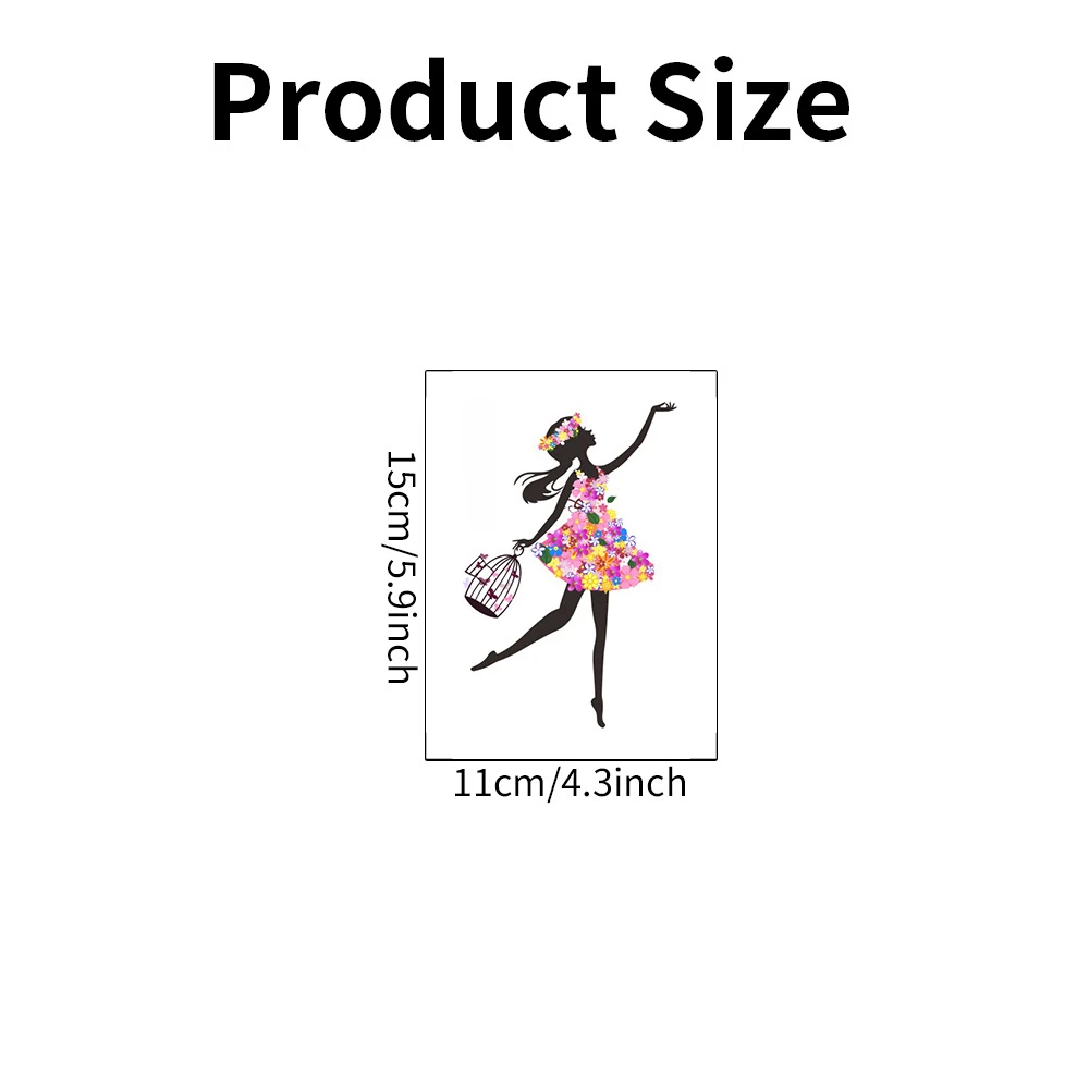 Description Picture 6 of itemwall stickers switch loveliness Butterfly girl children's room living room porch home decoration mural Self-adhesive Wall Decals