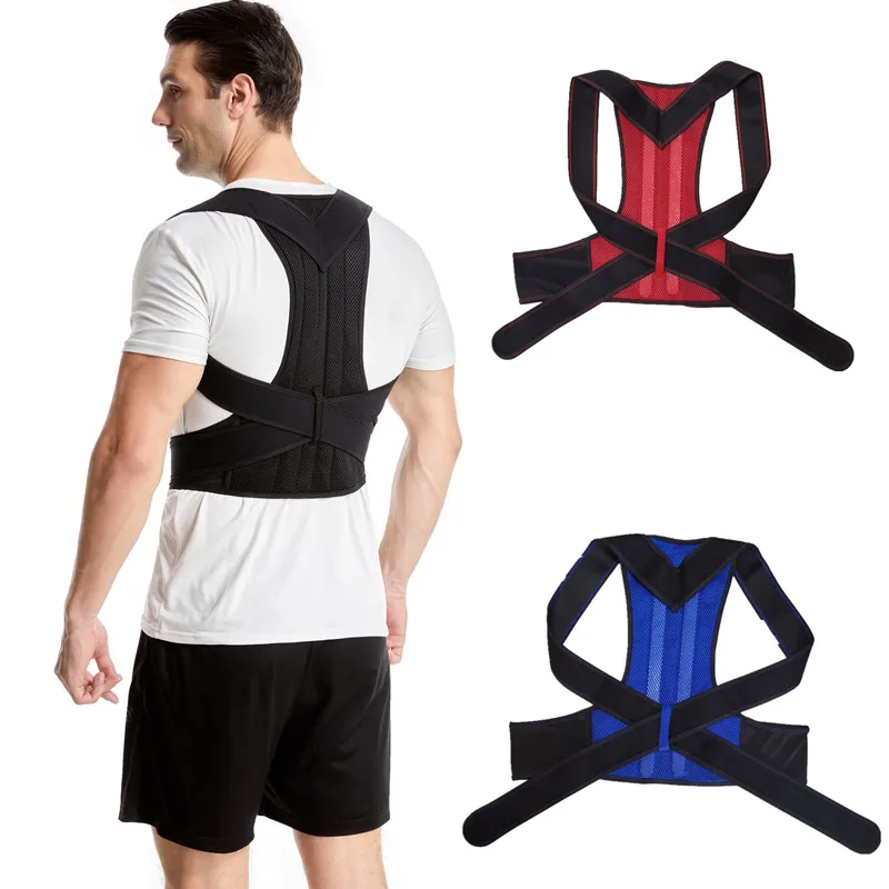 Back Support Posture Corrector Belt Adjustable Shoulder Clavicle Spine Support Belt Reshape Your Body Lumbar Brace Back Trainer