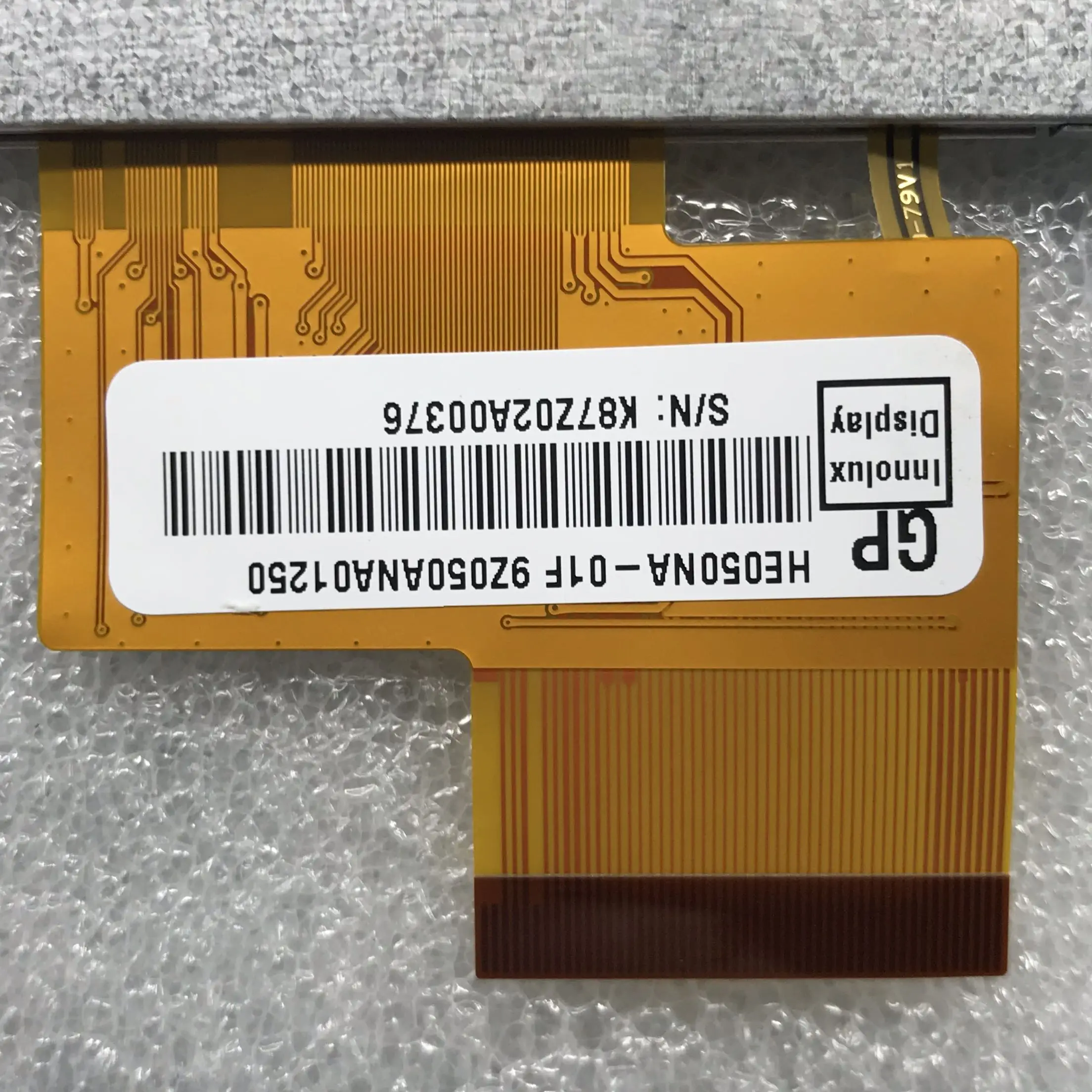 Polegada He050na01f Gps Viagem t5 Zt550 50pin Tela Lcd 2000125110 - Imagem 2