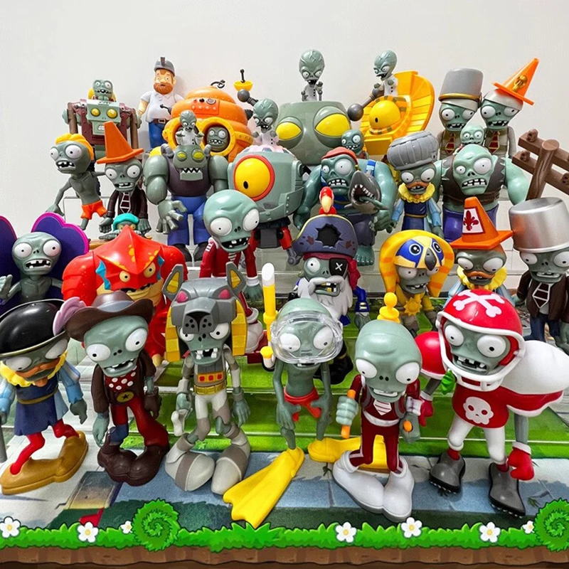 New Plants Vs Zombies Blind Box Toy Peashooter Figura Mobile Ornamenti Figure Giocattolo Autentiche 4 Stile Modello Di Gioco Regalo Per Bambini Per Ragazzo - Foto 3