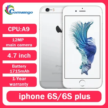 Unlocked iPhone 6S 6SPLUS 2GB RAM 16/64/128GB ROM IOS cell phone iphone 6s 6splus used Touch-screen handheld smartphone