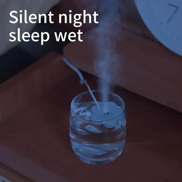 Small Flower USB Humidifier Portable Desktop Mini Water Replenishing Spray Home Ipx7 Waterproof Atomizer Diffuser 4