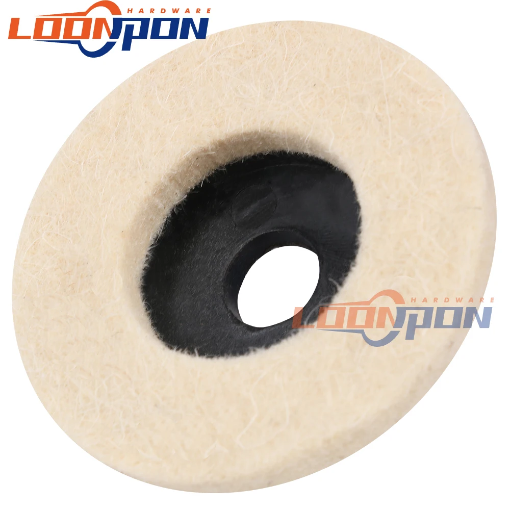 Sa477e6033ee940fd8caa0c51855f29e3v 1PC 50mm/75mm Wool Polishing Wheel Polishing Pads Angle Grinder Wheel Felt Polishing Disc for Metal Marble Glass Ceramic