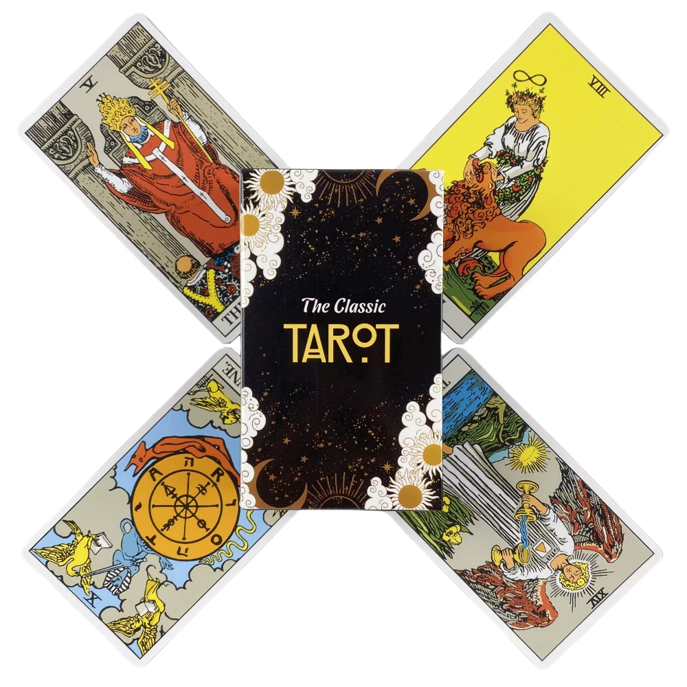 

The New Classic Tarot Cards Of Rider A 78 Deck Oracle English Visions Divination Edition Borad Playing Games