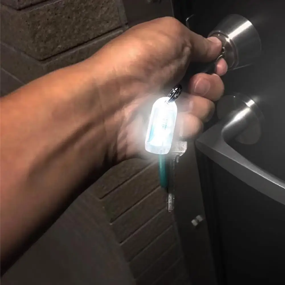 LED Ultra Light Lamp Multi-function Light Manual USB Charging Cable Waterproof Case Ultra-small Mini Key Chain
