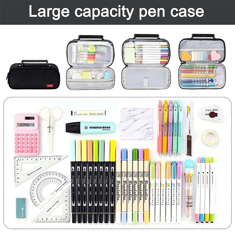 Pen Storage Bag Pencil Case 4 Layer Stationery Box