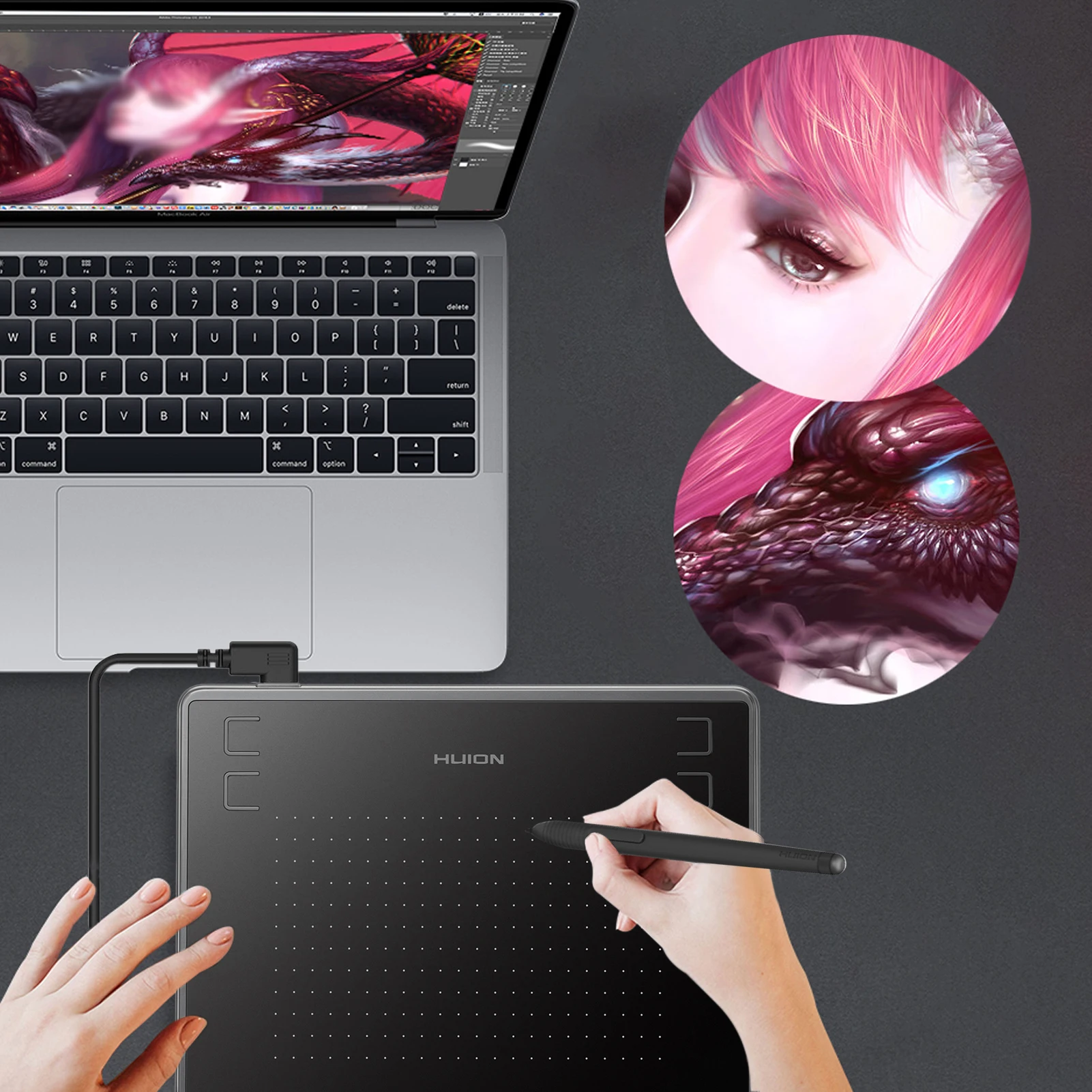 Huion H430P 4.8*3 Inches Digital Tablet Handwriting Graphic Drawing Signature Board Writing Kit 4096 Levels Pressure 5080lpi 20 Huion H430P 4.8*3 Inches Digital Tablet Handwriting Graphic Drawing Signature Board Writing Kit 4096 Levels Pressure 5080lpi 14