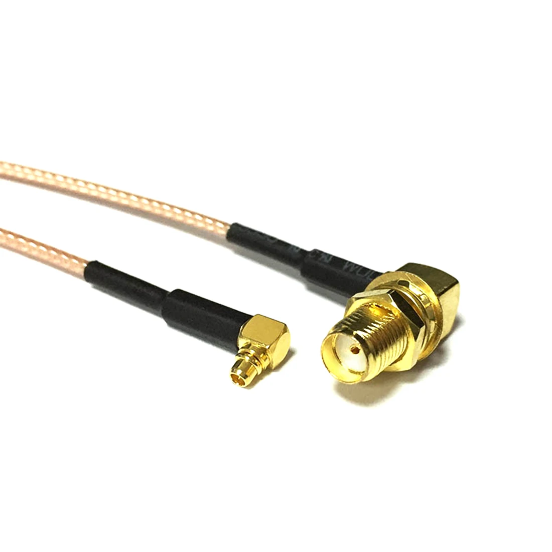 connexion Modem Connexion Cable SMA Female Jack Nut Right Angle Switch MMCX Male Plug Right Angle Pigtail Connector RG178 Cable 15cm 6