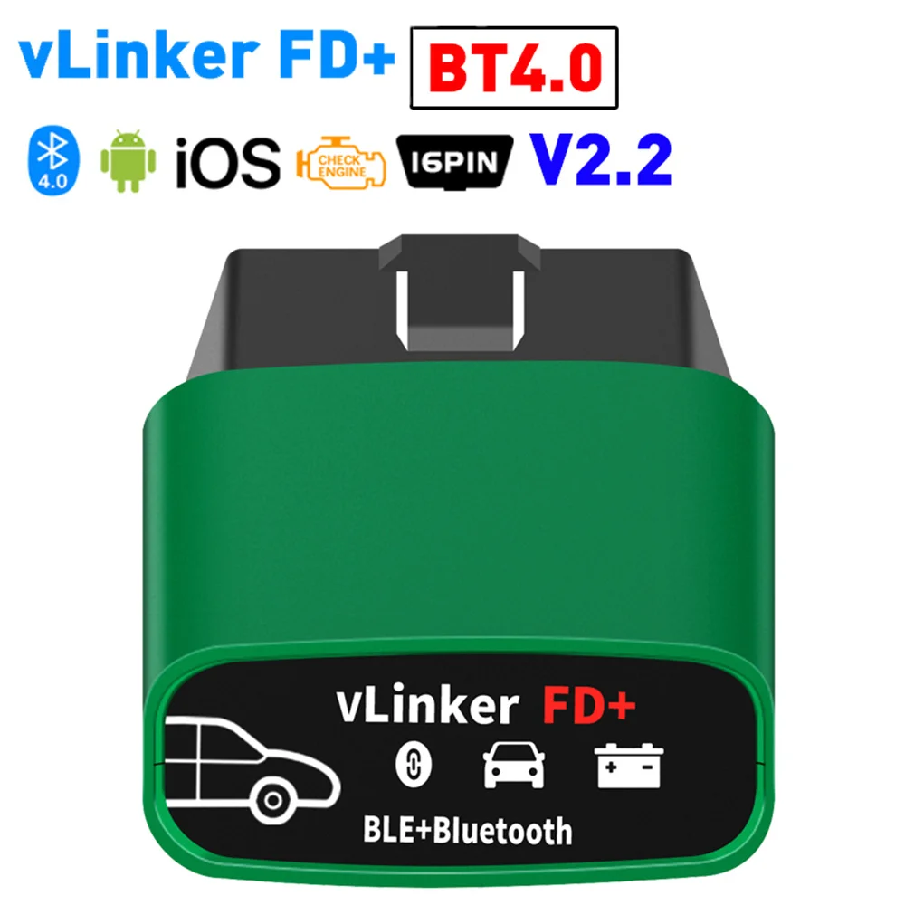 Vgate vLinker FD + ELM327 FORScan для Ford Scan Bluetooth 4.0 Wi-Fi ELM 327 OBD2 сканер для Android/IOS автомобильный диагностический инструмент