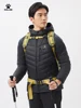 Kelme Outdoor Lightweight Down Jacket Men's Winter New Hooded Warm Pork Rib Windproof Mountaineering Jacket 1