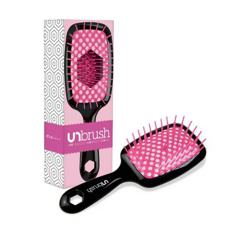 Home Hollow Comb Fluffy Style Beauty Makeup Comb for Hair Styling and Enhanced Style Plastic Handle