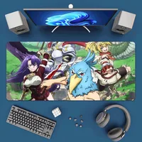 bilibili Anime Shangri-La Frontier Mousepad Office Large Mouse Mat Keyboard Mats Rubber PC Computer Game Big Anti-slip Mice Mat 1