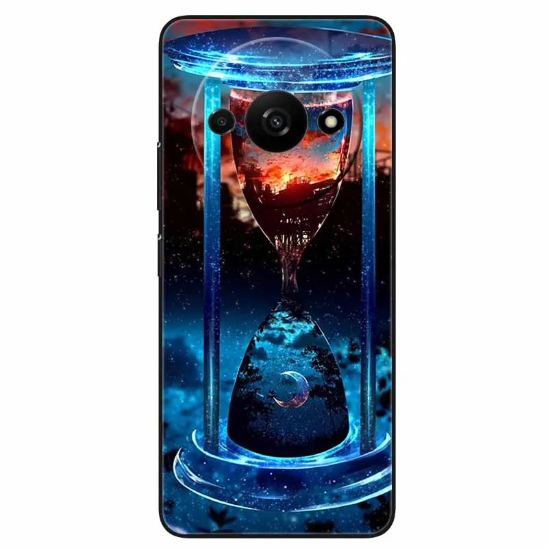 Animal Design Black Silicone Protective Case - Cool Wolf Edition