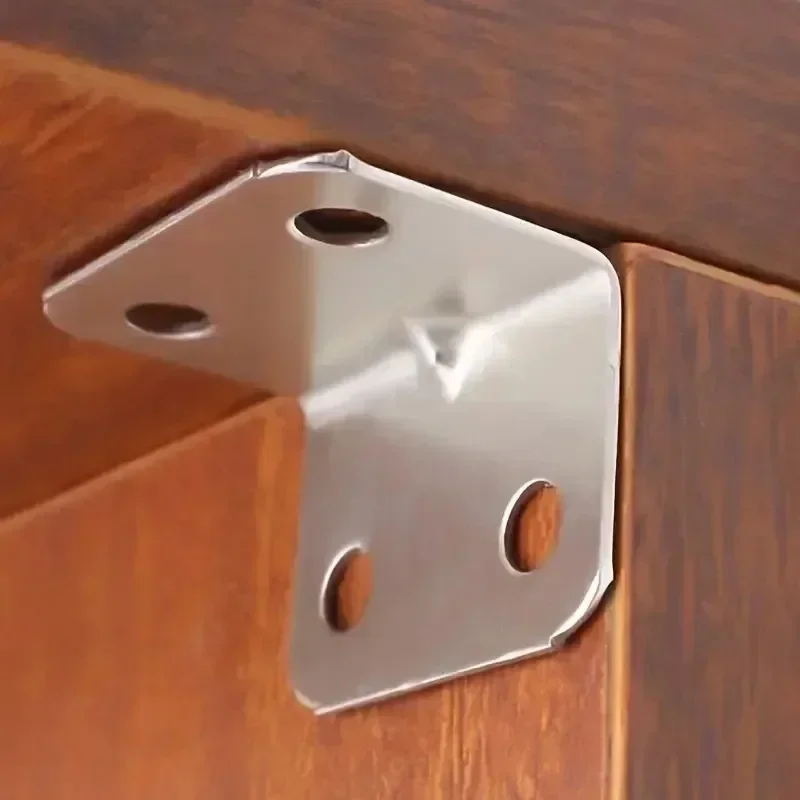 Stainless Steel Angle Brackets - 30x30mm L Brackets For Wood With 60...