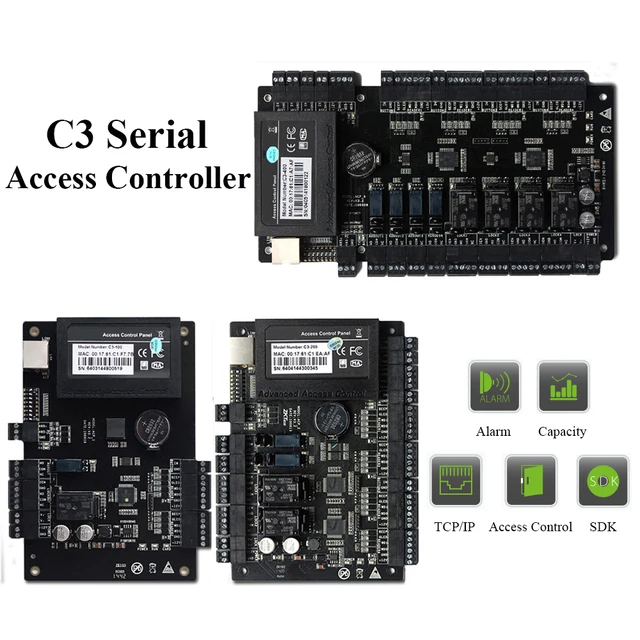 C3-100 IP Based Door Access Control Panel C3-400 Network IP Double Door Ethernet Access Controller C3-200 Access Controller 1