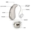 Behind the Ear Hearing Aids Rechargeable Sound Amplifier Elderly Deafness Help 5