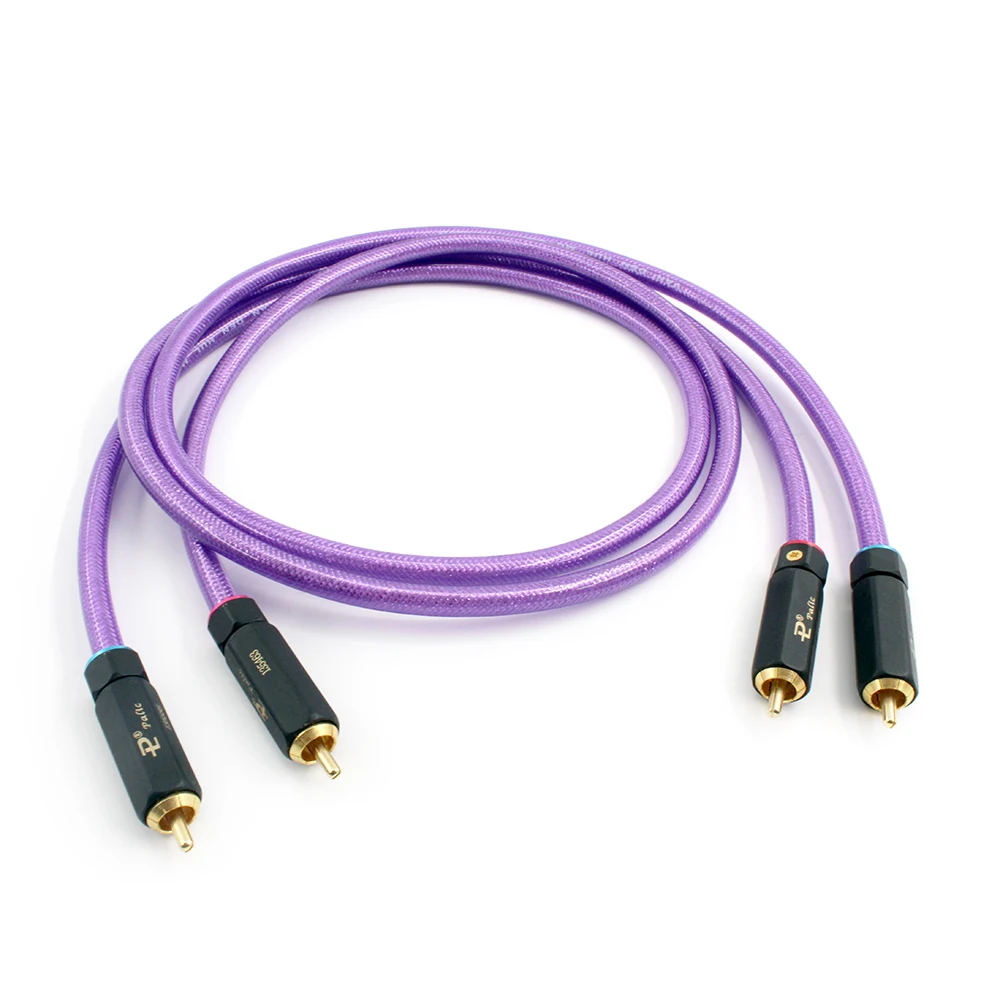 Hifi A Pair Of Van Den Hul Mc Silver It 65 Rca Audio Interconnection Cable Gold Plated