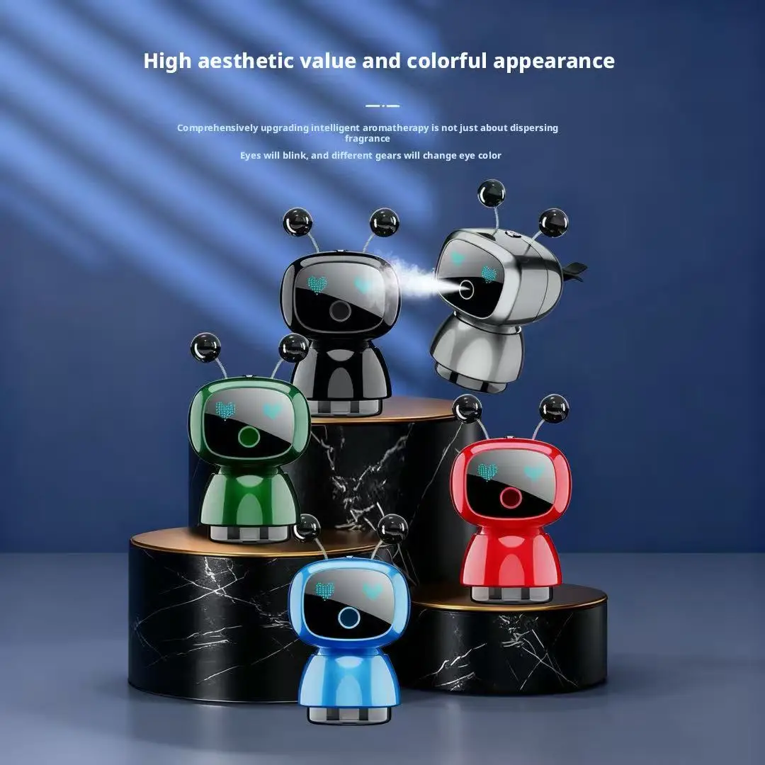 Car Aromatherapy Mini Robot with Intelligent Spraying