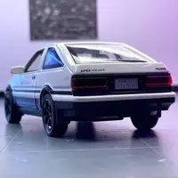 1:36 Toyota AE86 High Simulation Diecast Metal Alloy Model car Sound Light Pull Back Collection Kids Toy Gifts 2