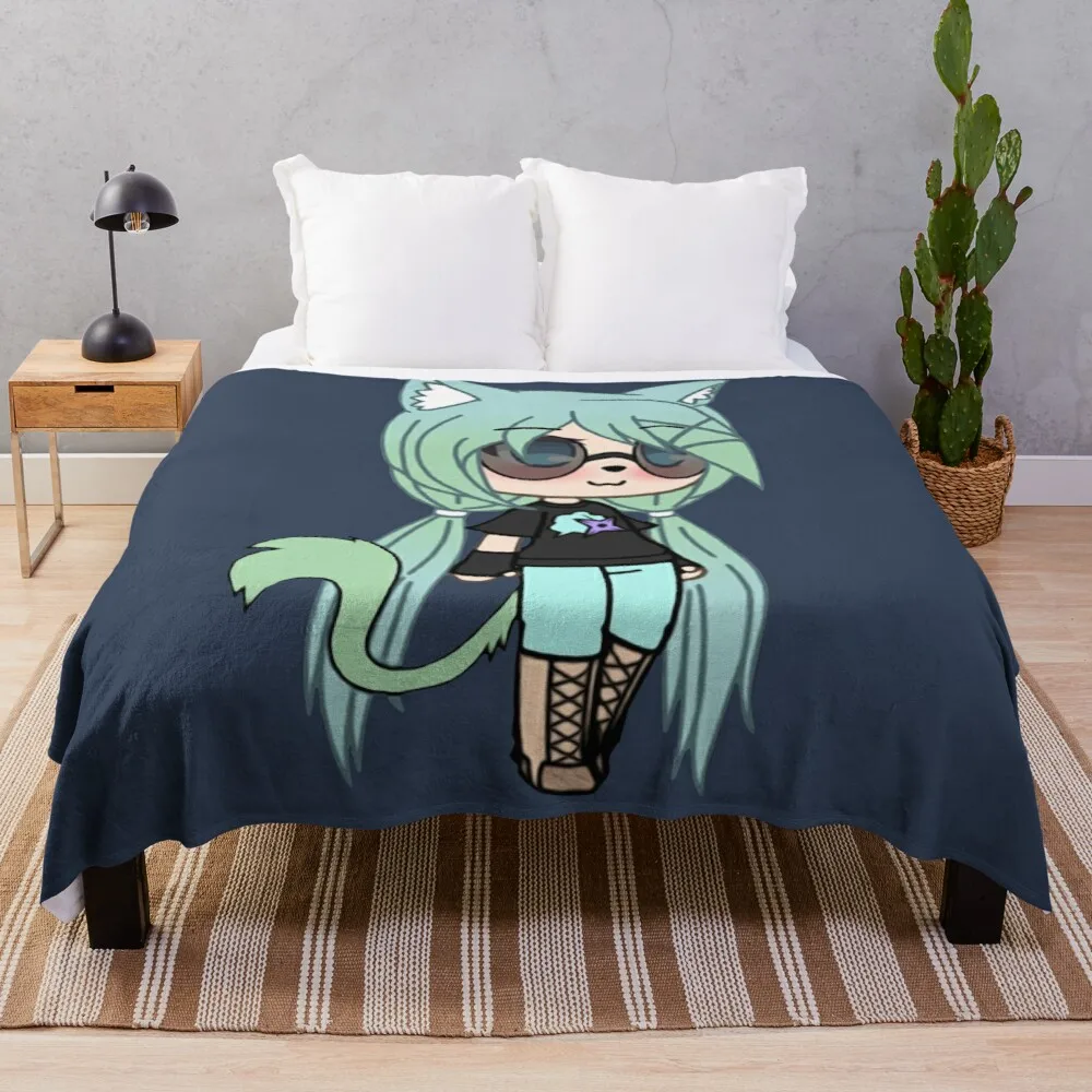Gacha Life series Chloe the Tomboy Throw Blanket Nap Blanket