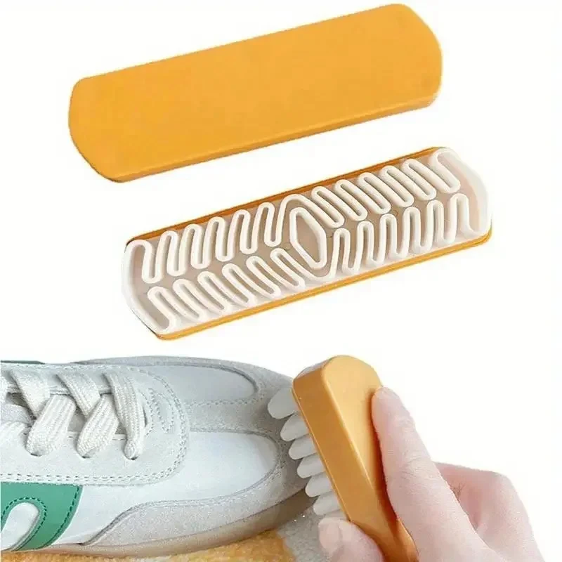 Leather Brush Suede Boots Bags Scrubber Cleaner White Rubber Crepe Shoe Brush Household Necessary