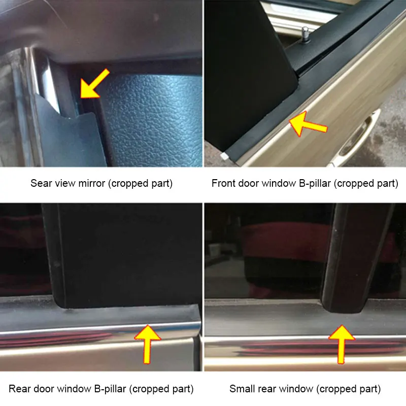 Car Rubber Sealing Strip 4Meters Car Rubber Sealing Strip Waterproof Window Edge Trim Protector Seal Weatherstrip For Car Door Glass Window Auto Sealants