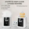 Baby Bottle Warmer & Sterilizer 24 hour 6-in-1Multifuntion Breast Milk Warmer Accurate Temperature Control Baby Bottle Heater 5