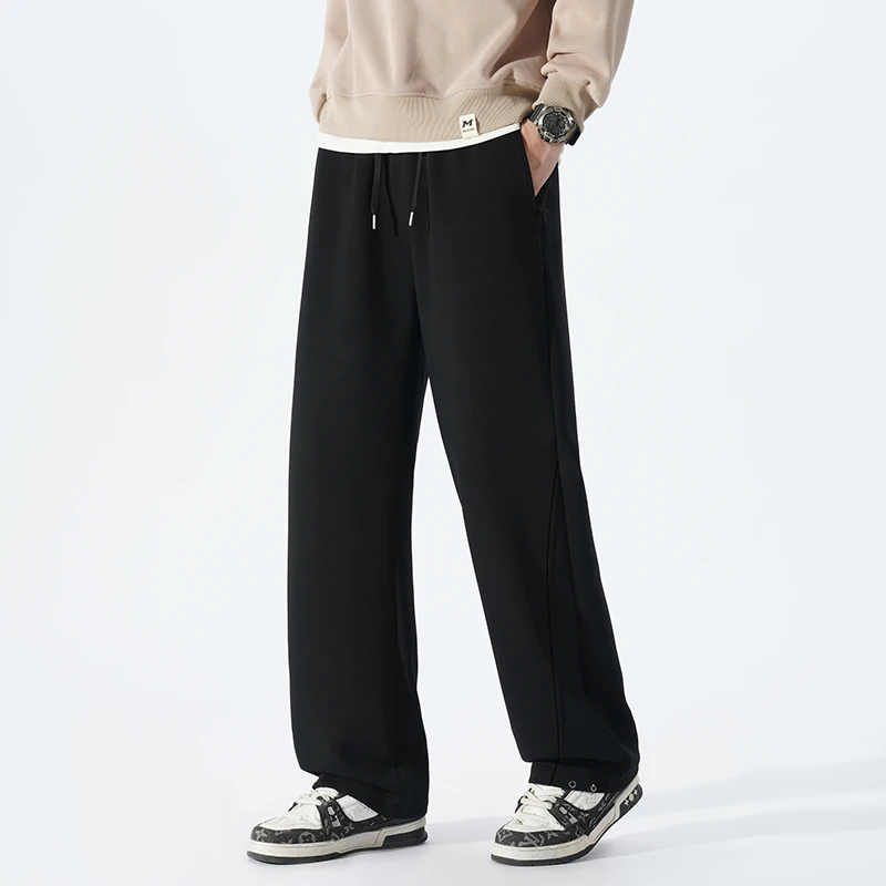 25s جديد الخريف الشتاء 190 طويل القامة الرجال اضافية طويلة 120 سنتيمتر طول السراويل مرونة الخصر تنوعا السراويل الرياضية قماش عالي الجودة