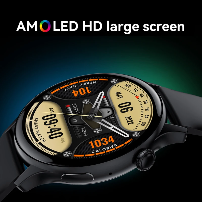2025 New Real AMOLED HD Smartwatch Ladies Health Monitoring AI Voice Bluetooth Call Smart Watch Women Android IOS