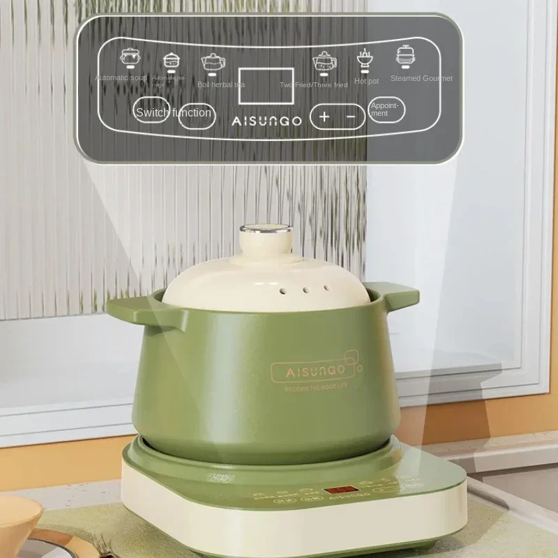 Electric clay  stew , soup pot, fully automatic household plugin stew , electromagnetic stove, ceramic clay , soup 3